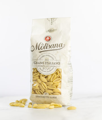 Paquet de 500g de Gnocchetti Sardi N°27 de La Molisana, pâtes italiennes authentiques disponibles sur My Little Italy.