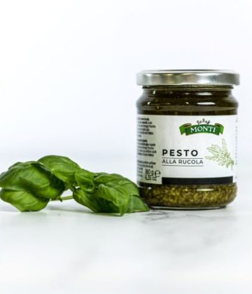 Glas Pesto mit Rucola 180g - Frische und authentischer Geschmack von My Little Italy.