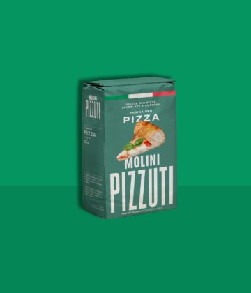 Sac de Farine pour pizza Type "0" 100% italienne, 1kg, Molini Pizzuti, idéal pour pizzas maison