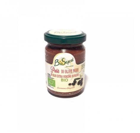 Image d'un pot de Pâté d'olives noires BIO - 140g